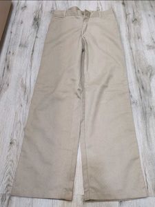Khaki Colour Tailoired Wide Leg Pant