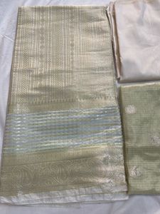 Cream Banarasi Suit