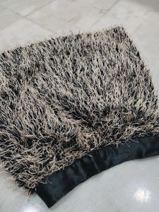 Faux Fur Mini Skirt