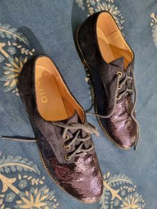 Ajio Sparkly Casual Shoes - Eur 38