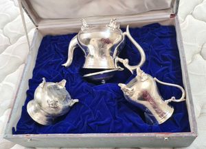 Antique German Silver Tea Set