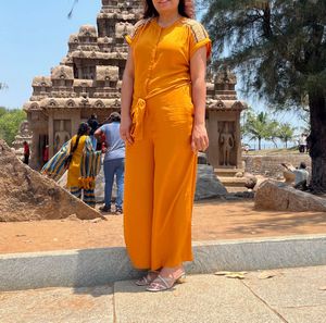 Stylish Mustard Jumpsuit
