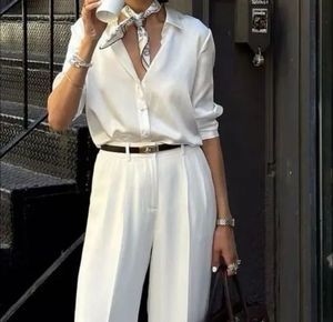 Old Money Elegant White Top