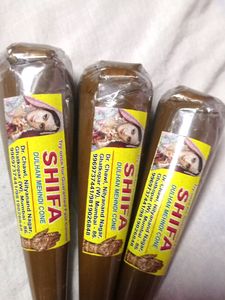 2 Natural shifa mehendi Wih Free Bangles