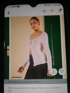 Pink Long Sleeve Top