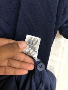 George Blue Polo Neck T Shirts