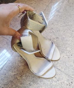 Greyish White Heels