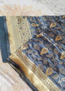 cottan Grey saree...unused