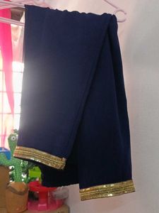 Elegant Navy Blue Embellished Kurta