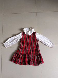 Girls Plaid Dress