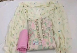 unstitched dress material for women