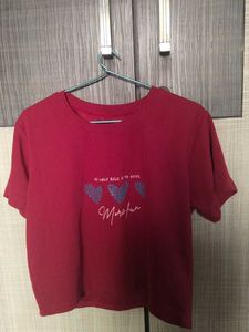 Maroon Topwear