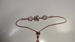 Beautiful AD STONE FLORAL BRACELET