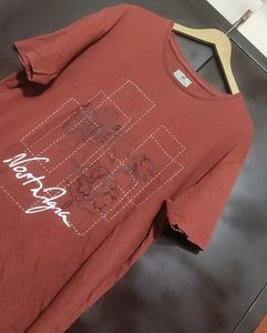 Burgundy Color T-shirt For Boy &amp; Men 42 Chest