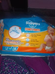 Supples M Size Diapers Pack Of 34