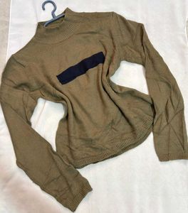 🎁Buy1 Get1 Free Olive Green Pullover Sweater G