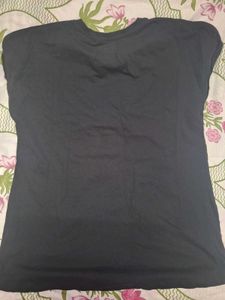 Sequin Black Tee