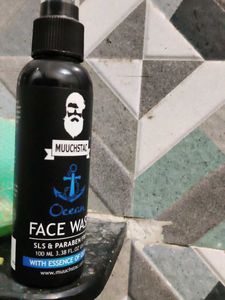 muusctach face wash brand new