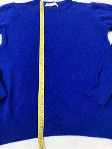 Unisex Royal Blue Pullover Sweater
