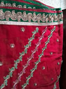 Heavy  work  saree