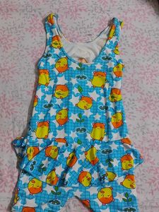 Cute Cartoon Print Baby Outfit