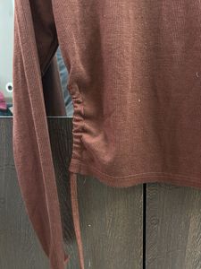 Brown Long Sleeve Top