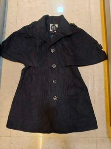 Stylish Navy Blue Coat