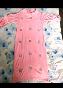 Women Pink Kurta