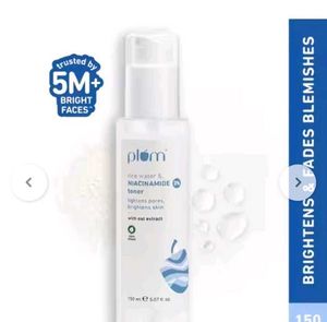 Plum rice water niacinamide toner