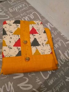 Mustard Yellow Cotton Suit