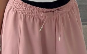 Pink Wide Leg Lounge Pants / baggy