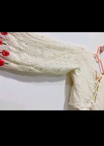 White Lhenga Choli
