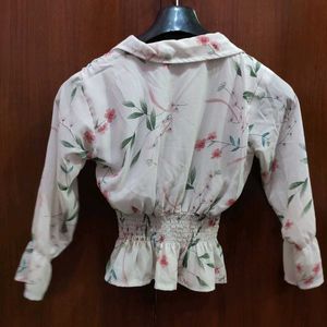 Floral Print Casual Top