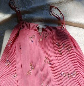 Pink Floral Tank Top
