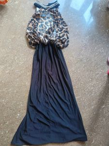 Leopard Print Maxi Dress