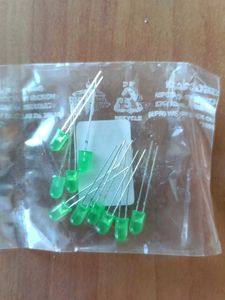 10mm Green Led 125 Pieces 10ohm Resistors 15 Piece