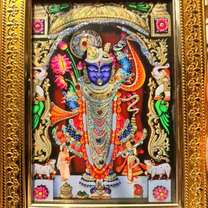 Shrinath Ji- Krishna photo with embellishment