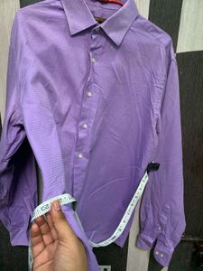 Branded Purple Checkered Shirt