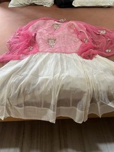 Floor Length Cape Gown