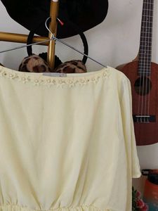 Yellow Georgette Dress