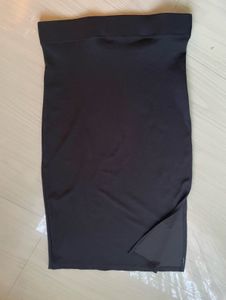 Black Long Pencil Skirt