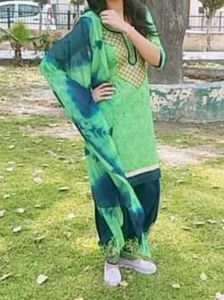 Beautiful Green Blue Suit