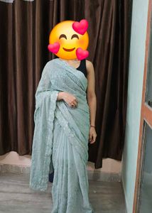 Sequin Party Wear Saree