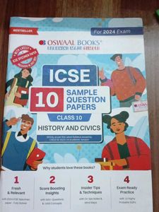 ICSE 10 Oswaal His Civics Sample Paper Bbok