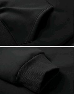 black hoodie for men and women
