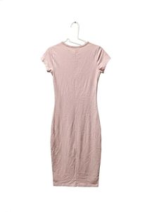 Pink Bodycon Midi Dress