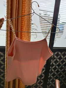 Pink Centrum Chain Strap Tank