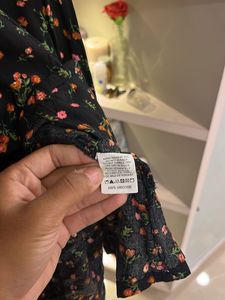 Tokyo Talkies Floral Black Dress -M