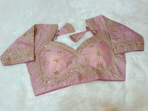 Pink Embroidered Blouse