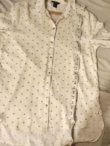 H&amp;M Patterned Button-Down Shirt